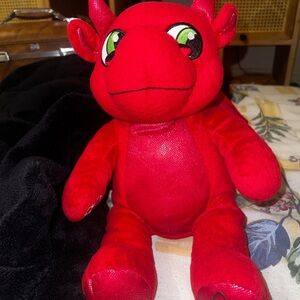 Build A Bear Magic Quest Ellie Red Dragon Stuffed Plush Animal Great Wolf Lodge